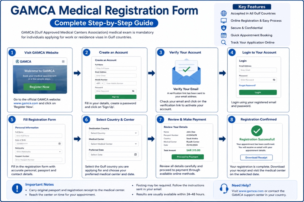 GAMCA Medical Registration Form